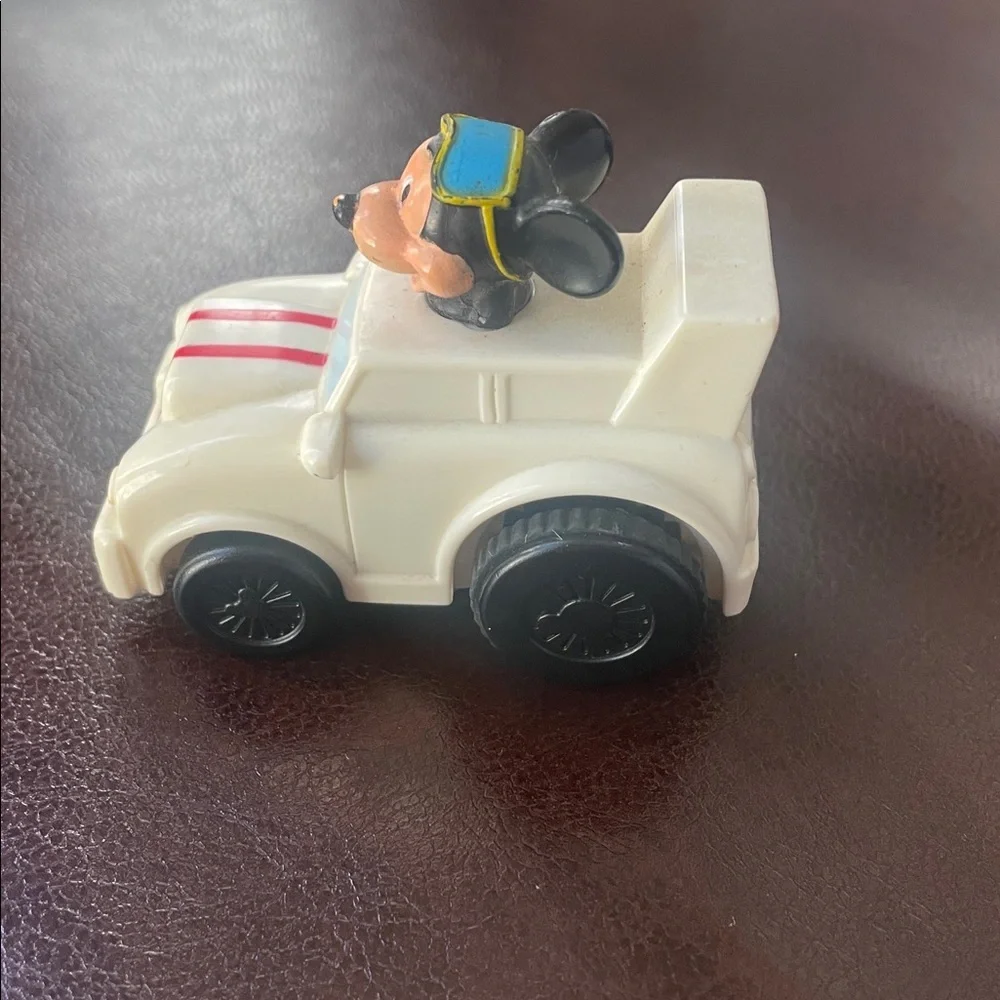 Character-Themed Toy Car - White and Red